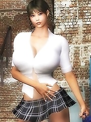 Hot Asian schoolgirl!